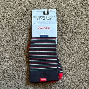 Unisex Striped Compression Socks